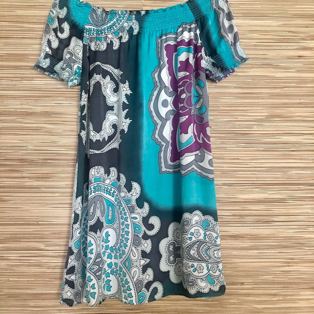 Vertigo off the shoulder dress